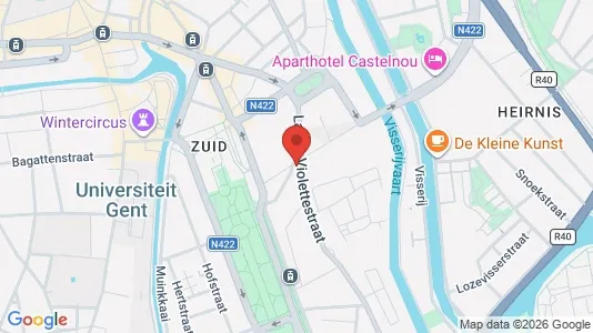 Apartments for rent i Stad Gent - kort over placeringen