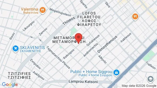Apartments for rent i Kallithea - kort over placeringen
