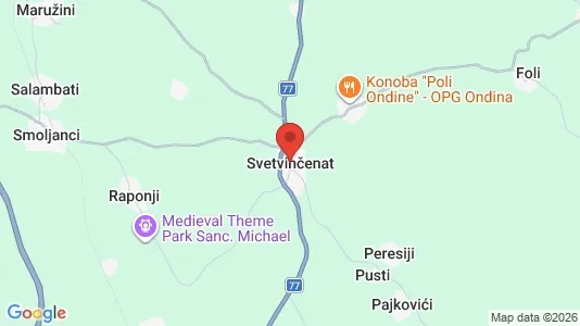 Houses for rent i Svetvinčenat - kort over placeringen