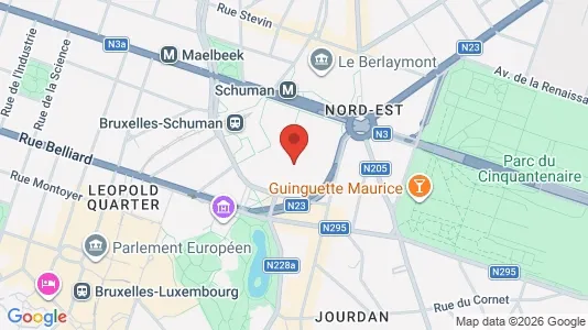 Apartments for rent i Brussels Elsene - kort over placeringen