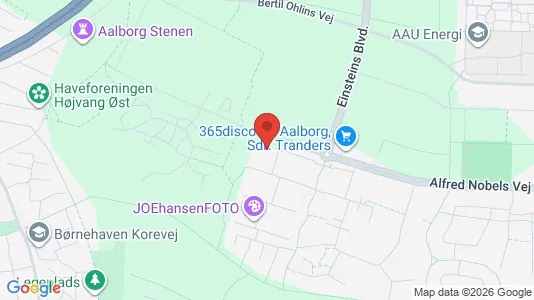 Apartments for rent i Aalborg Øst - kort over placeringen