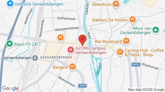 Apartments for rent i Geraardsbergen - kort over placeringen