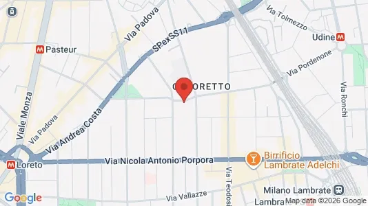 Apartments for rent i Milano Zona 3 - Porta Venezia, Città Studi, Lambrate - kort over placeringen