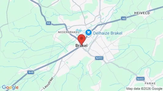 Apartments for rent i Brakel - kort over placeringen