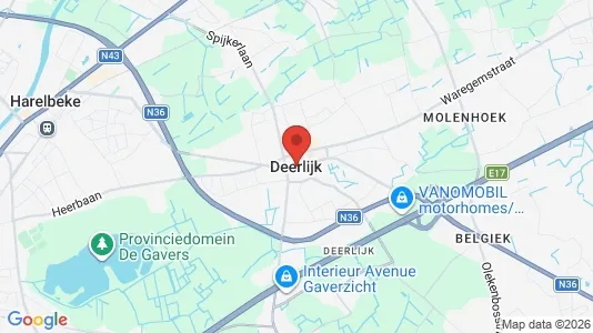 Apartments for rent i Deerlijk - kort over placeringen