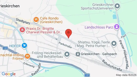 Apartments for rent i Grieskirchen - kort over placeringen