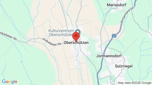 Apartments for rent i Oberschützen - kort over placeringen