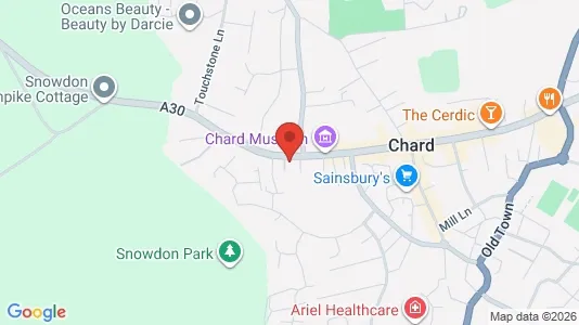 Apartments for rent i Chard - Somerset - kort over placeringen