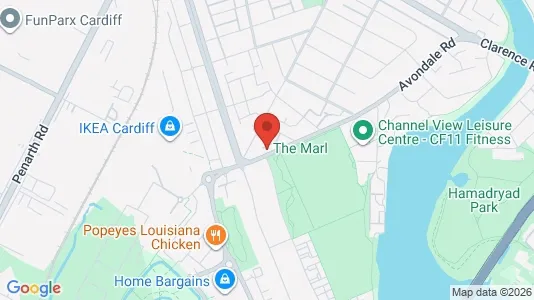 Apartments for rent i Cardiff - South Glamorgan - kort over placeringen
