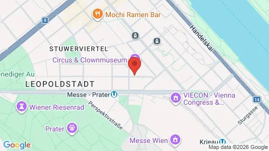 Apartments for rent i Vienna Leopoldstadt - kort over placeringen