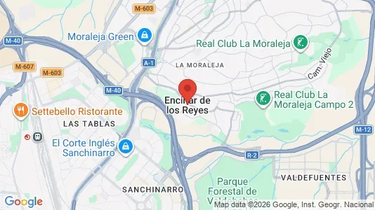 Apartments for rent i El Encinar de los Reyes - kort over placeringen