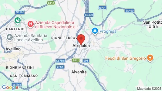 Apartments for rent i Atripalda - kort over placeringen