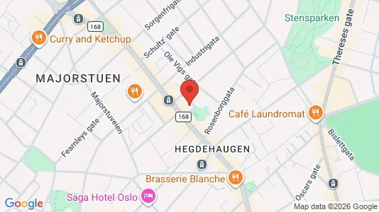 Apartments for rent i Oslo Frogner - kort over placeringen