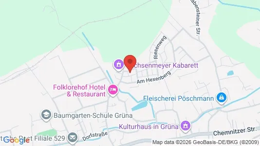 Apartments for rent i Chemnitz - kort over placeringen