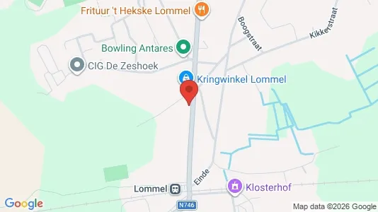 Apartments for rent i Lommel - kort over placeringen