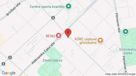 Apartments for rent i Riga Centrs - kort over placeringen