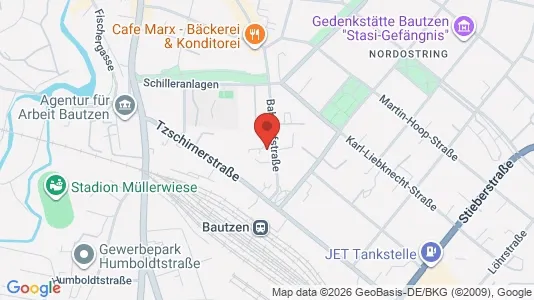 Apartments for rent i Bautzen - kort over placeringen