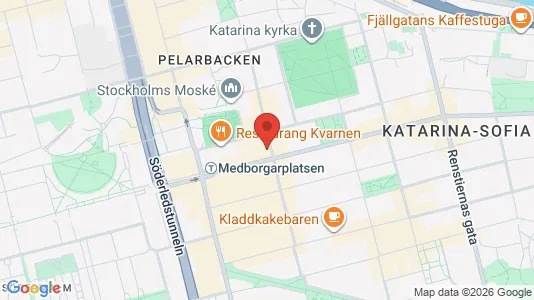 Rooms for rent i Södermalm - kort over placeringen