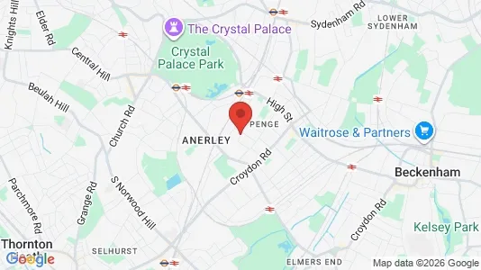 Apartments for rent i London SE20 - kort over placeringen