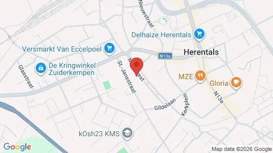 Apartments for rent i Herentals - kort over placeringen