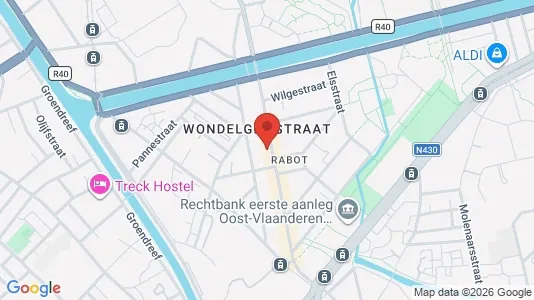 Apartments for rent i Stad Gent - kort over placeringen