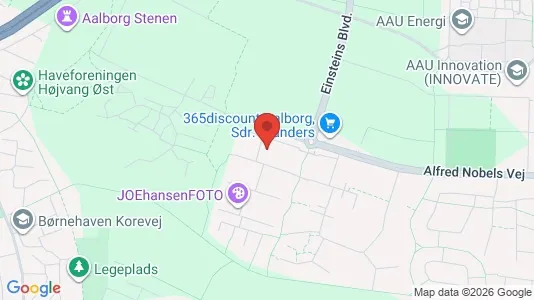 Apartments for rent i Aalborg Øst - kort over placeringen