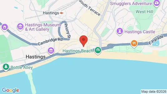 Apartments for rent i Hastings - East Sussex - kort over placeringen