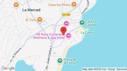 Apartments for rent i Benissa - kort over placeringen