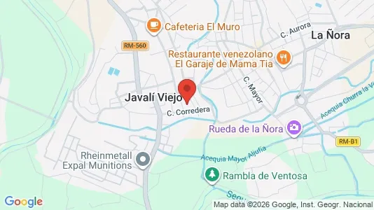 Apartments for rent i Murcia - kort over placeringen
