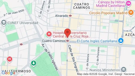 Apartments for rent i Madrid Tetuán - kort over placeringen