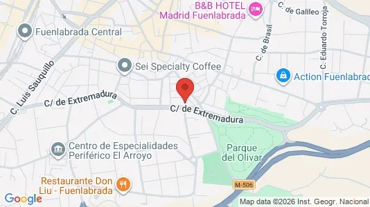 Rooms for rent i Fuenlabrada - kort over placeringen