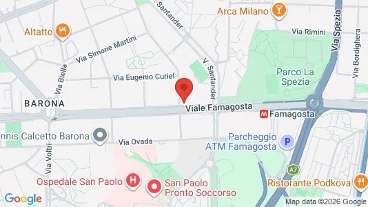 Rooms for rent i Milano Zona 6 - Barona, Lorenteggio - kort over placeringen