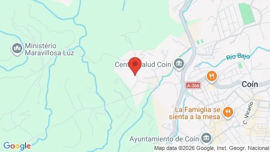 Apartments for rent i Coín - kort over placeringen