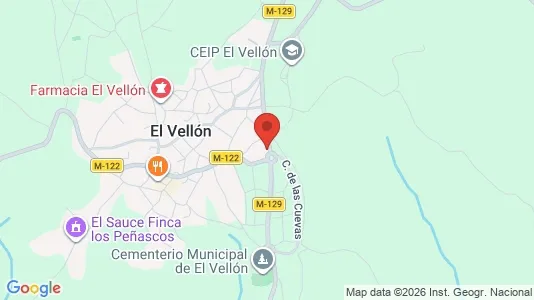 Apartments for rent i El Vellón - kort over placeringen