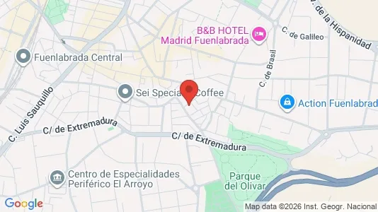 Rooms for rent i Fuenlabrada - kort over placeringen