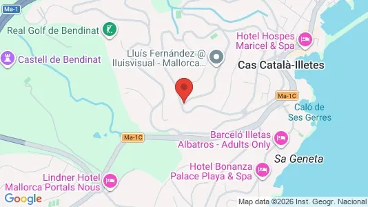Apartments for rent i Calvià - kort over placeringen