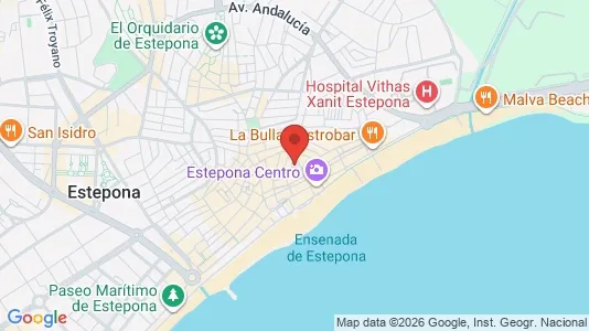 Apartments for rent i Estepona - kort over placeringen