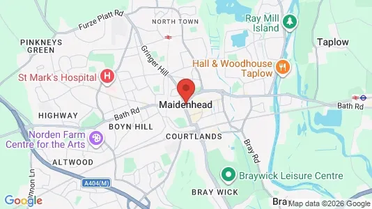 Houses for rent i Maidenhead - Berkshire - kort over placeringen