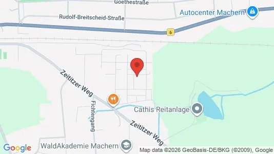 Apartments for rent i Leipzig - kort over placeringen
