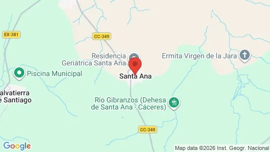 Houses for rent i Santa Ana - kort over placeringen