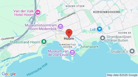 Apartments for rent i Hoorn - kort over placeringen