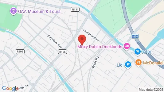 Apartments for rent i Dublin 3 - kort over placeringen