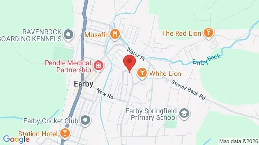 Rooms for rent i Barnoldswick - Lancashire - kort over placeringen