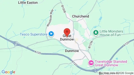 Houses for rent i Dunmow - Essex - kort over placeringen