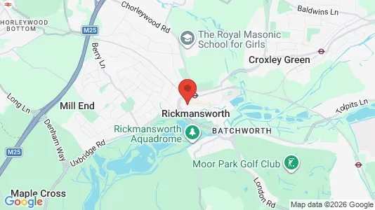 Houses for rent i Rickmansworth - Hertfordshire - kort over placeringen