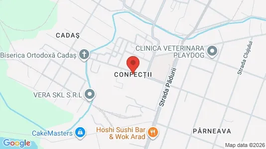 Apartments for rent i Arad - kort over placeringen