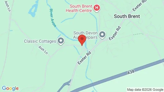Apartments for rent i South Brent - Devon - kort over placeringen