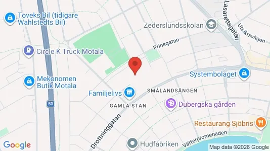 Apartments for rent i Motala - kort over placeringen