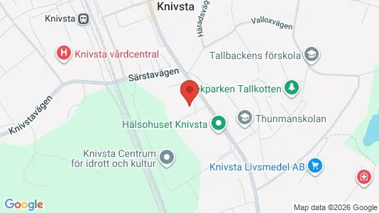 Apartments for rent i Knivsta - kort over placeringen