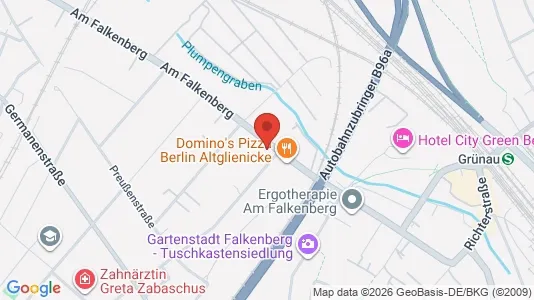 Apartments for rent i Berlin Treptow-Köpenick - kort over placeringen